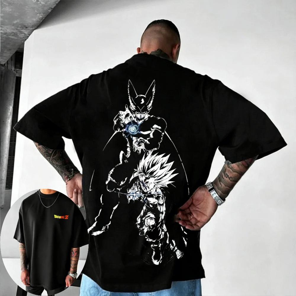 

Dragon Ball Men s and Women s T-Shirts Son Gohan Cell Anime Tee Summer Spring Boy s Brand Short Sleeves Parent-child Outfits S
