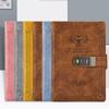 PU Lockable Journal Dazzling Premium Quality Notepad Creative PU Leather Notebook  Writing