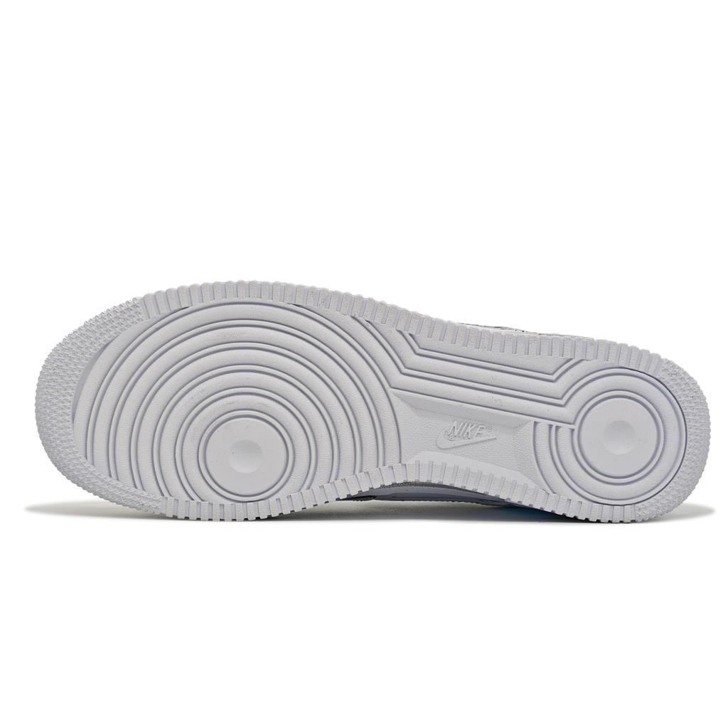 Nike Air Force 1 Odporne na ścieranie Lekkie Zwiększające wzrost Niskie Buty do skateboardingu Unisex Białe Niebieskie CW2288-111(Drużyna1148-)