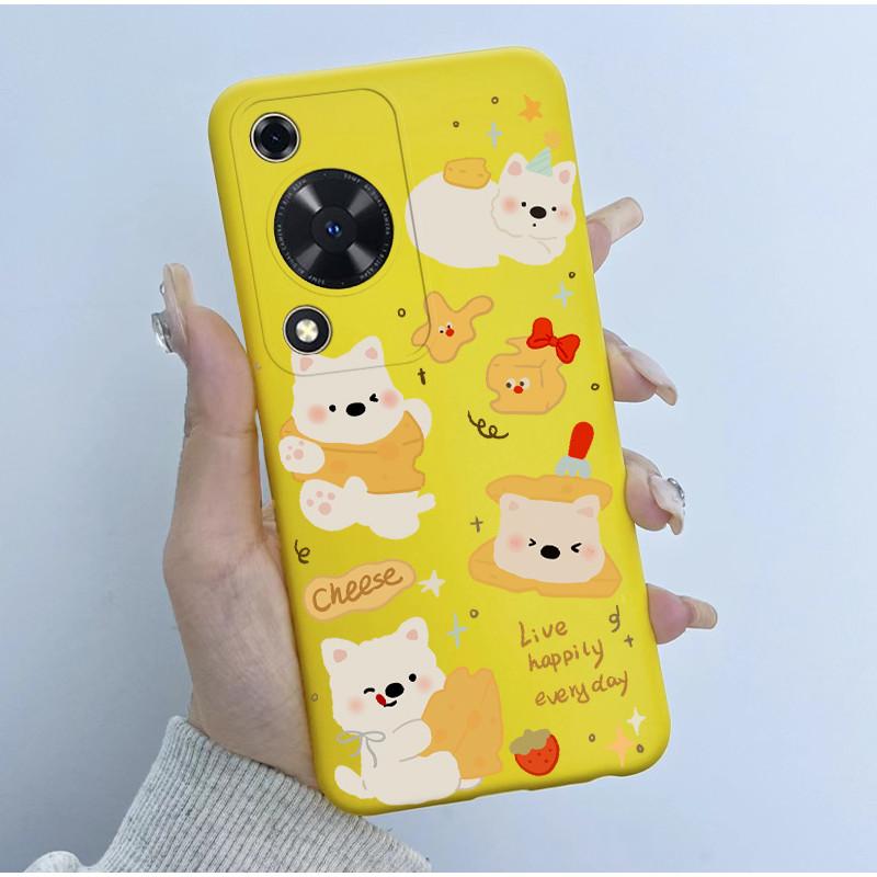 Handyhülle für Huawei Nova Y72 Hüllen 6,75" Niedliche Panda-Astronauten-Abdeckung für Huawei Enjoy 70 NovaY72 MGA-LX3 Weiche Silikonhülle