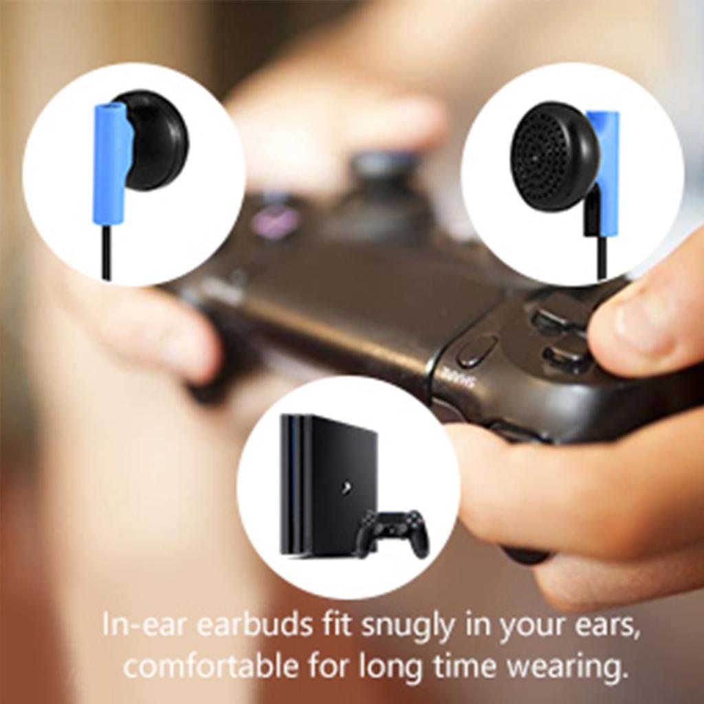 3.5mm Gaming Earphone Headphone Headset w/ Mic for Sony Playstation 4 PS4 Controller