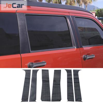 JeCar Decoração de Placa do Pilar Central da Janela do Carro Capa Protetora Acabamento Adesivos Para Dodge Nitro 2007-2012 Exterior