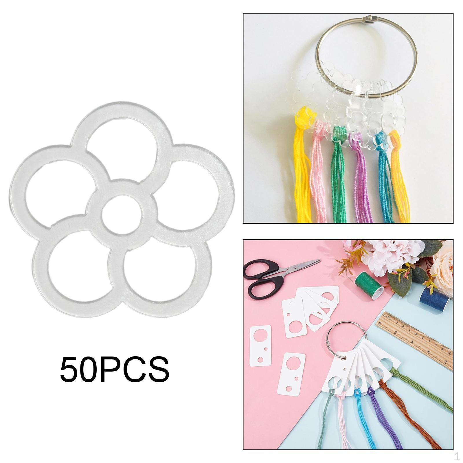 

50 штук ниток мулине капли прозрачные шпульки швейные намотки прозрачные для дома C