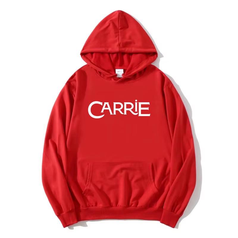 Horror Film Carriee Letter Print Hoodies Men Woman Harajuku Hip Hop Punk Sweatshirts Warm Yet Not Bulky for Autumn & Winter