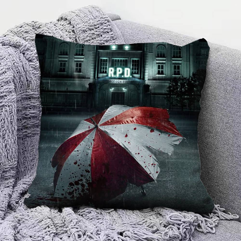 RE Game Resident Evil Requiem  Pillow Covers Home Sofa Cushion Covers and Aecorative Custom