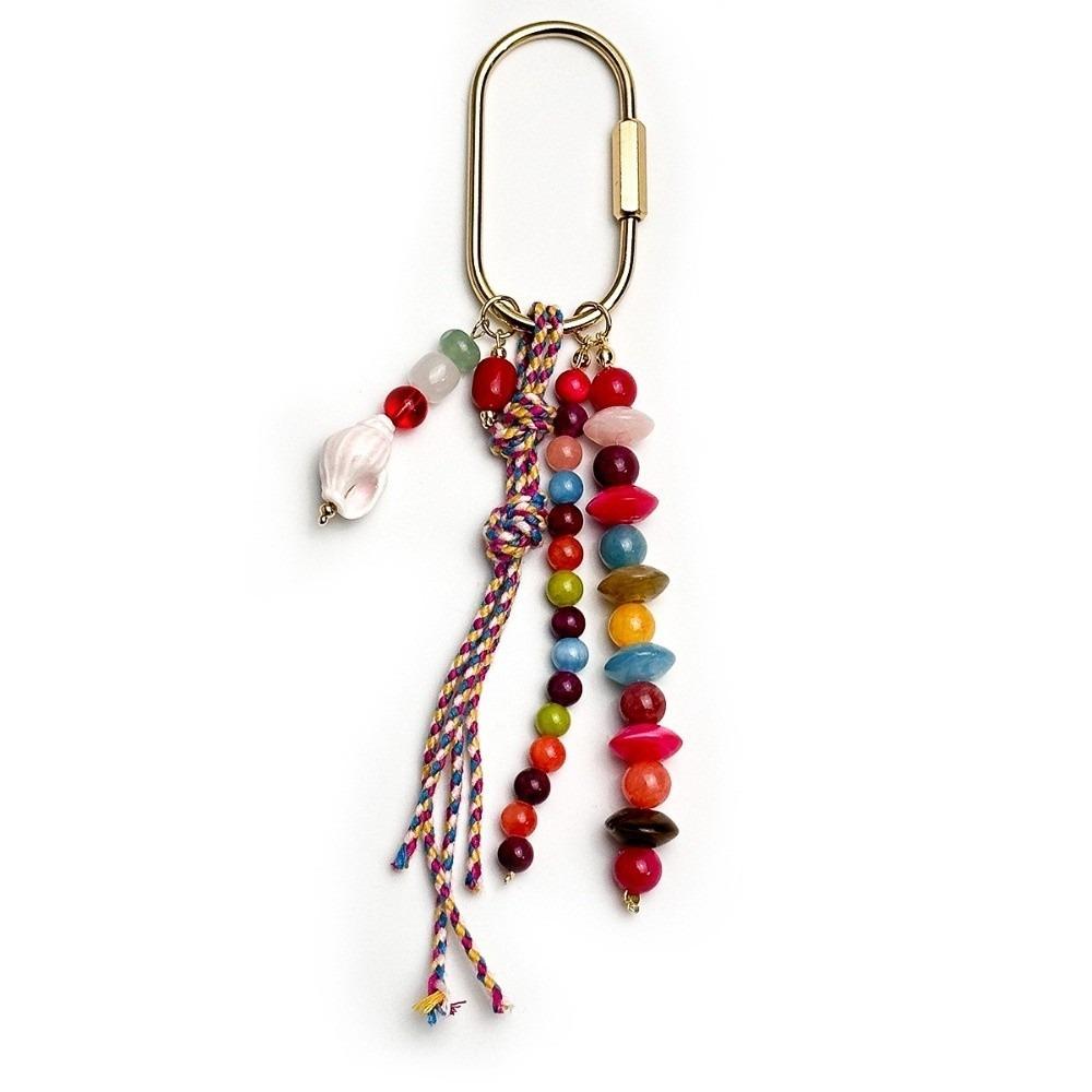 DIY Bag Pendant Conch Heart Key Ring Creative Bag Charm Men