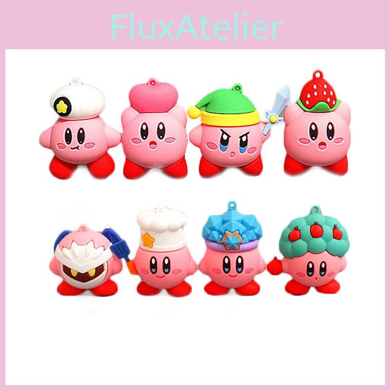 Kirby Anime Games Cute Cartoon Pink Kirby Waddle Dee Doo Collect Mini Toys Dolls