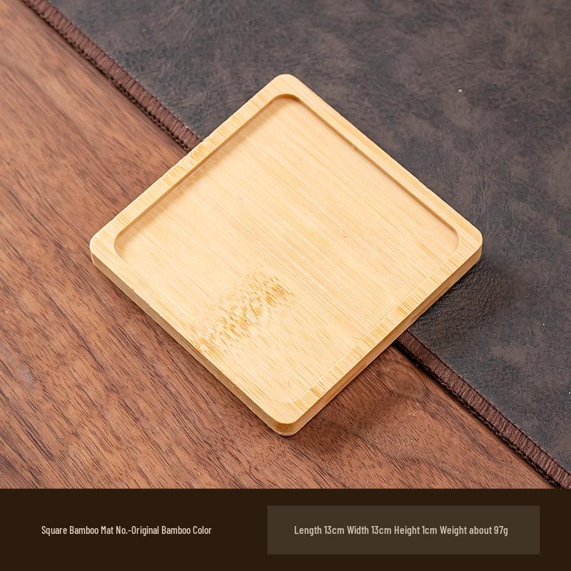 Bamboo Coaster & Decorative Tea Cup Tray
