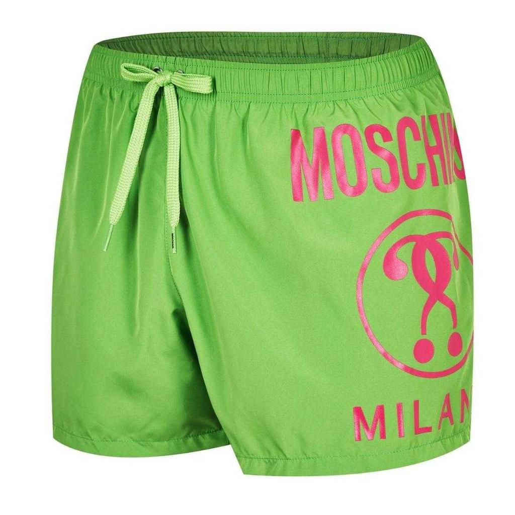 Moschino Mens Milano Large Logo Swim Shorts