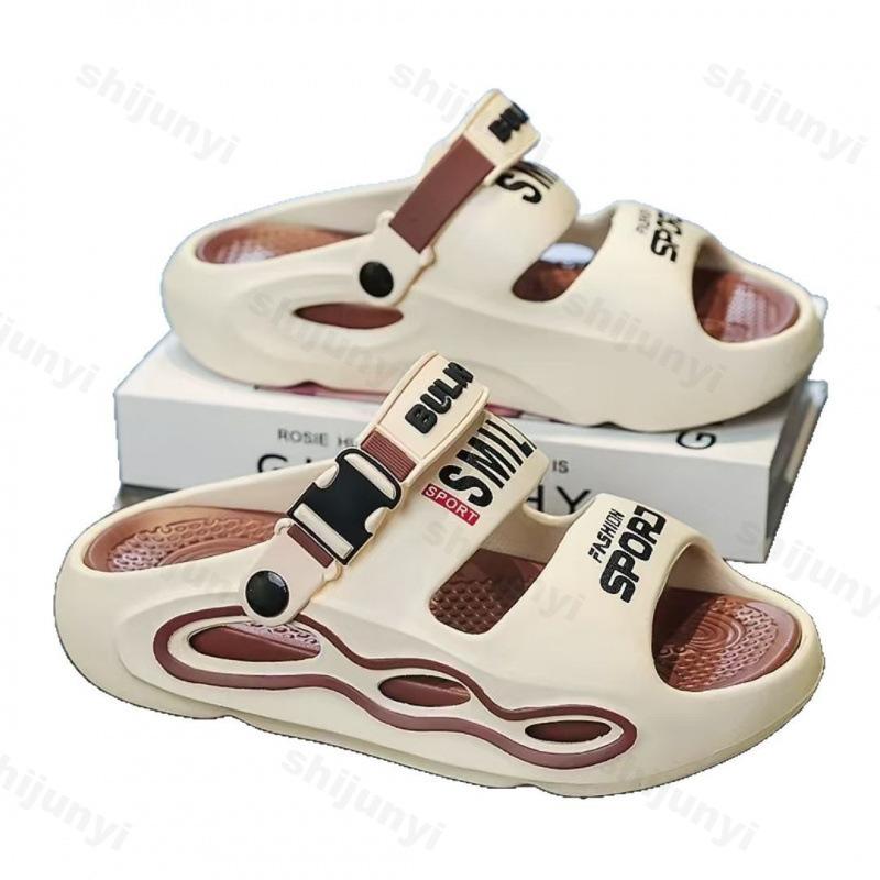 Summer Mens Slippers 2025 New Indoor Outdoor Sandals Beach Comfortable Soft Slides Clogs Casual Shoes Men Platform Home Slippers