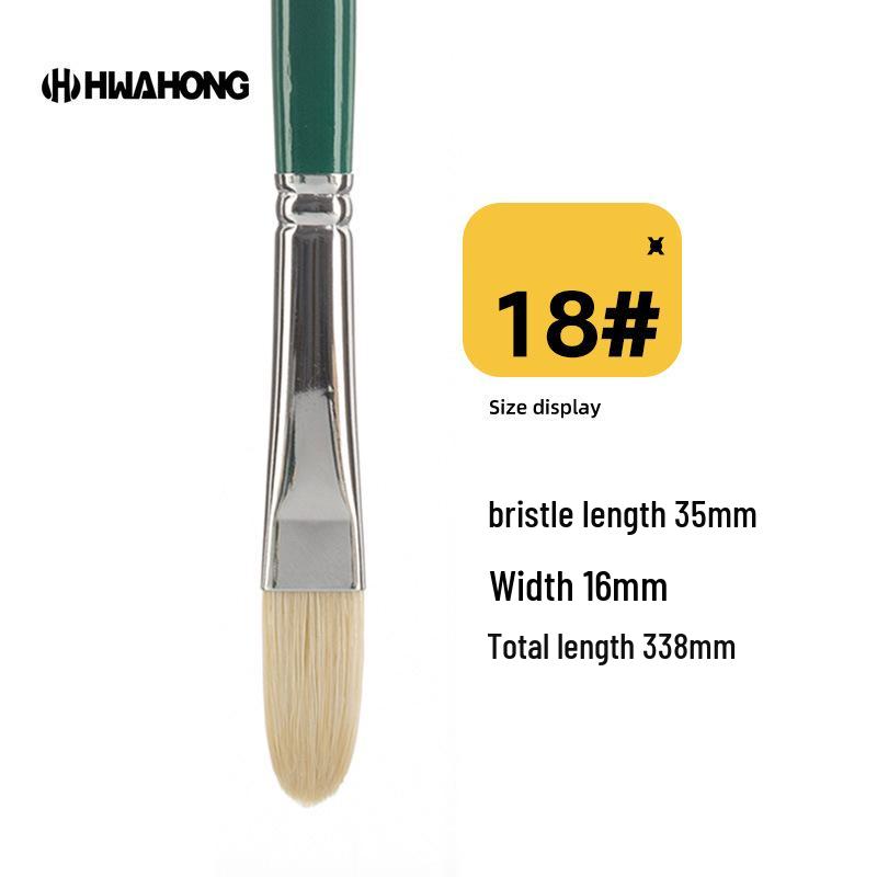 Koreanischer Hwahong 808 Serie Borstenpinsel für Öl-, Wasserfarben-, Gouache- und Acrylmalerei