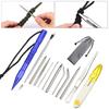 1Set Paracord Knitting Tool Set Aluminium Parachute Cord Needles Bracelets DIY Weave Tool Umbrella Rope Different Size Tools
