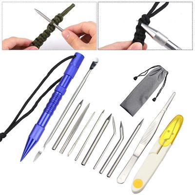1 sada Paracord pletacího nástroje Hliníkové jehly na padákovou šňůru Náramky DIY pletací nástroj Deštníková šňůra Různé velikosti nástrojů
