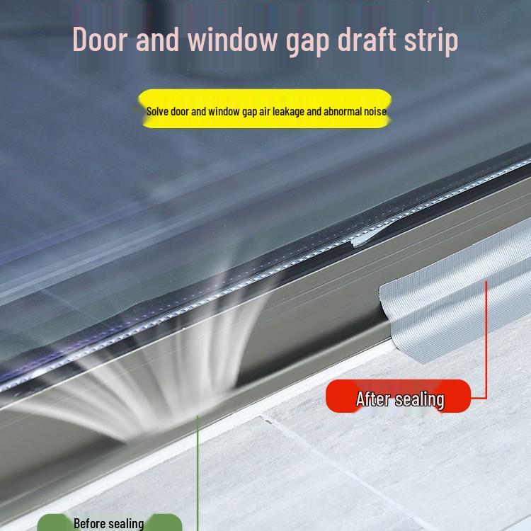 Draft-Free Door & Window Sealing Strip: Leakproof, No-Residue, Windproof, Insulation Film