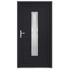 VidaXL Porte d'entrée anthracite 98x190 cm PVC 3187898