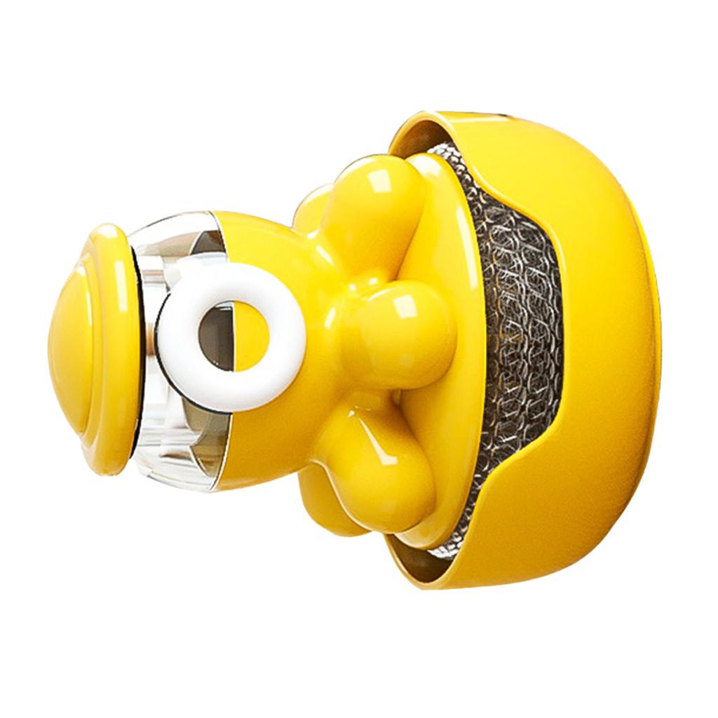 Soap Dispensing Palm Brush Plastic Cute Octopus Shape Push Type Liquid Filling Cleaning Brush for Dish Pot Pan Sink
