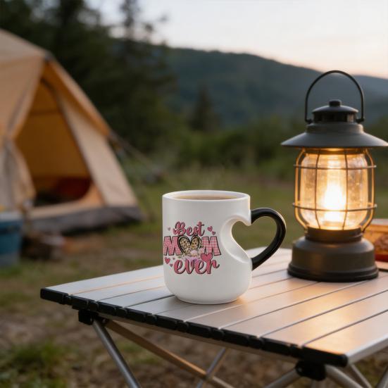 Color Changing Coffee Mug Best Mom Ever Heat-Sensitive Ceramic Cup Reveals Hidden Heart Design Unique Mother's Day Gift for Mom Grandma