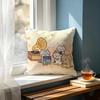 Cute FFuku Fuku Nyankoed Cushion Cover Cushion Cover Set Pcs x x x Pillowcase Decorative Sofa Home Decor