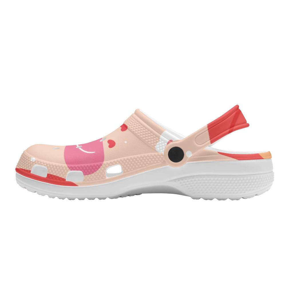 Colorful Pattern EVA Clogs Men Women Easy Clean Lightweight Slip On Casual Footwear Soft Sole Summer Sandals Summer Daily Wear