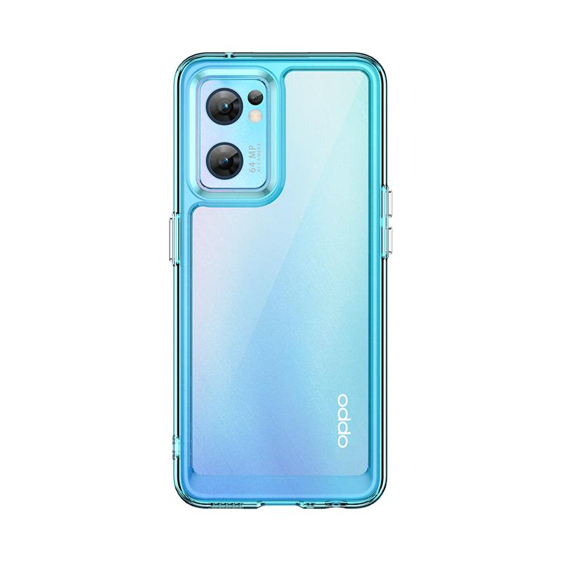 For OPPO Reno 7 5G Case For OPPO Reno 7 Pro 5G Cover Funda Hard Translucent Soft Frame Shockproof Clear Case OPPO Reno 7 5G