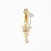 Butterfly No-Pierce Zircon Belly Button Ring - Fashionable Copper Body Jewelry Pendant