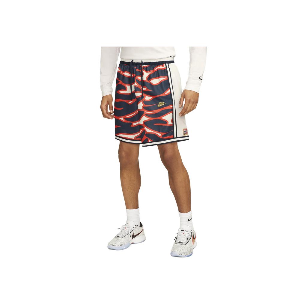 Nike Dri-FIT DNA+ Logo Embroidered Color Block Lace-Up Sports Shorts Men shorts Off-White FN1850-121
