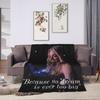 S-Freyas Skye British Singer Soft Blanket  Students Plush Bedding Throws Aesthetic Couch Bed Flannel Bedspread Sofa Bed Cover