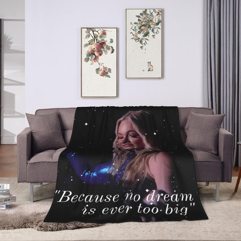 S-Freyas Skye British Singer Soft Blanket Students Plush Bedding Throws Aesthetic Couch Bed Flannel Bedspread Sofa Bed Cover
