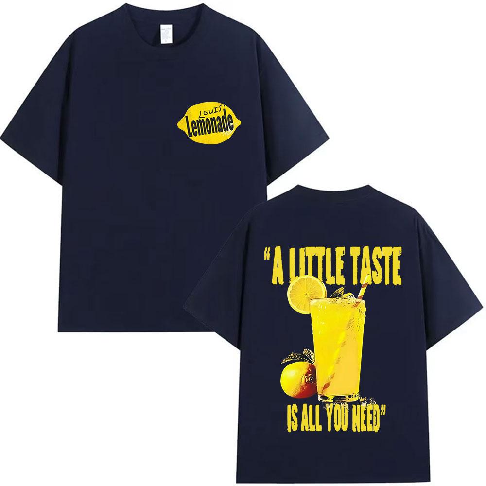 2025 Summer Louis Tomlinson Lemonade A Little Taste Is All You Need New Album Men Women Oversized Cotton Breathable Tshirt