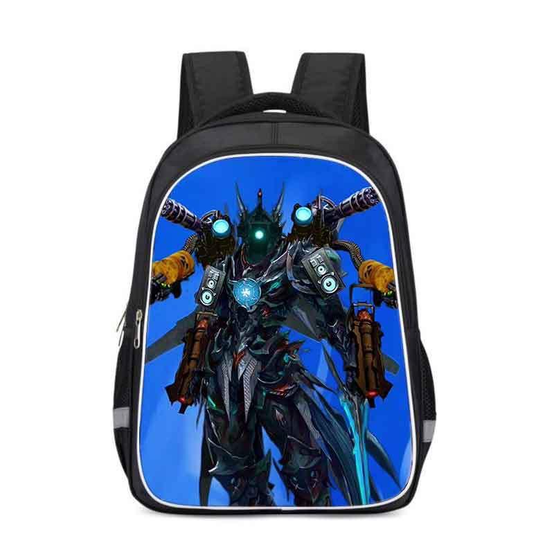 Kids School Backpack Boys Girls - Lightweight Ergonomic Design With Reflective Safety Stripes Oxford Fabric Cartoon Print
