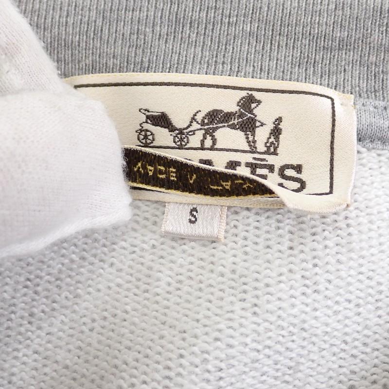 HERMES  H667780HA76SM S  Sweat Gray/gray Cotton Mens