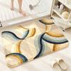 Imitation Cashmere Bathroom Floor Mat Toilet Toilet Toilet Door Absorbent Foot Mat Household Quick-drying Carpet