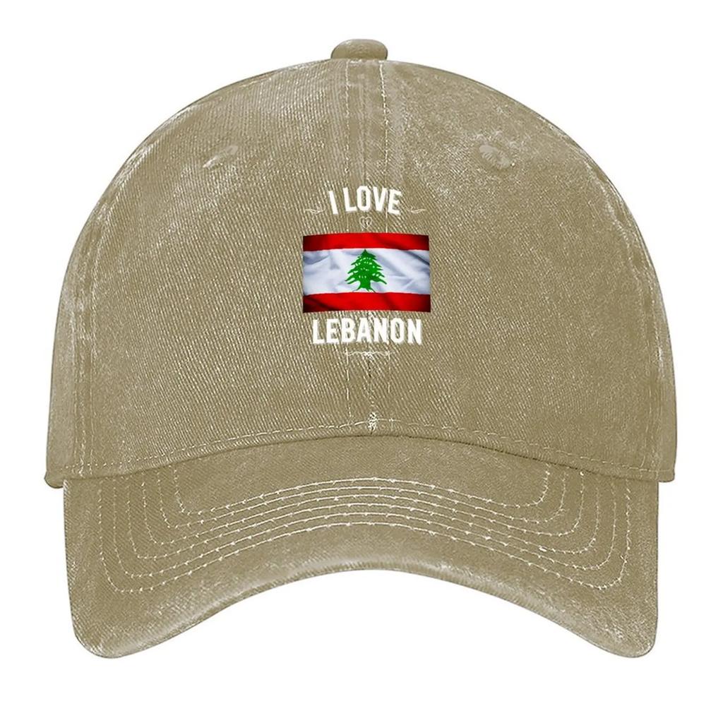 I Love Lebanon Baseball Cap Golf Cap Military Cap Man Brand Man Sun Female Mens