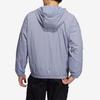 adidas Solid Color Casual Hooded Jacket With Large Pockets Long Sleeve Men Tops Silver Grey Violet IA6964