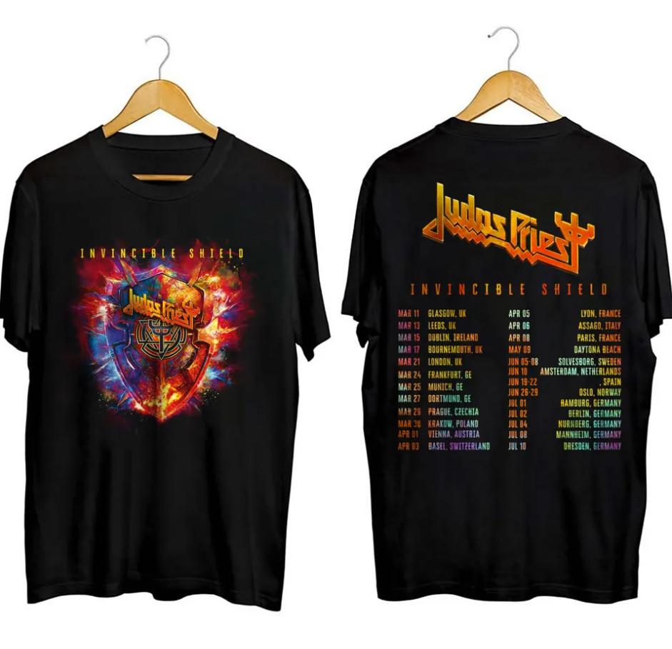 JUDAS PRIEST – Invincible Shield World Tour 2024 – Heavy Metal T-Shirt Unisex T-Shirt XXL