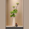 Vase en Pierre Porte-Bonheur pour Arrangement Floral - Idéal pour la Décoration du Salon, du Bureau, Cadeau de Pendaison de Crémaillère
