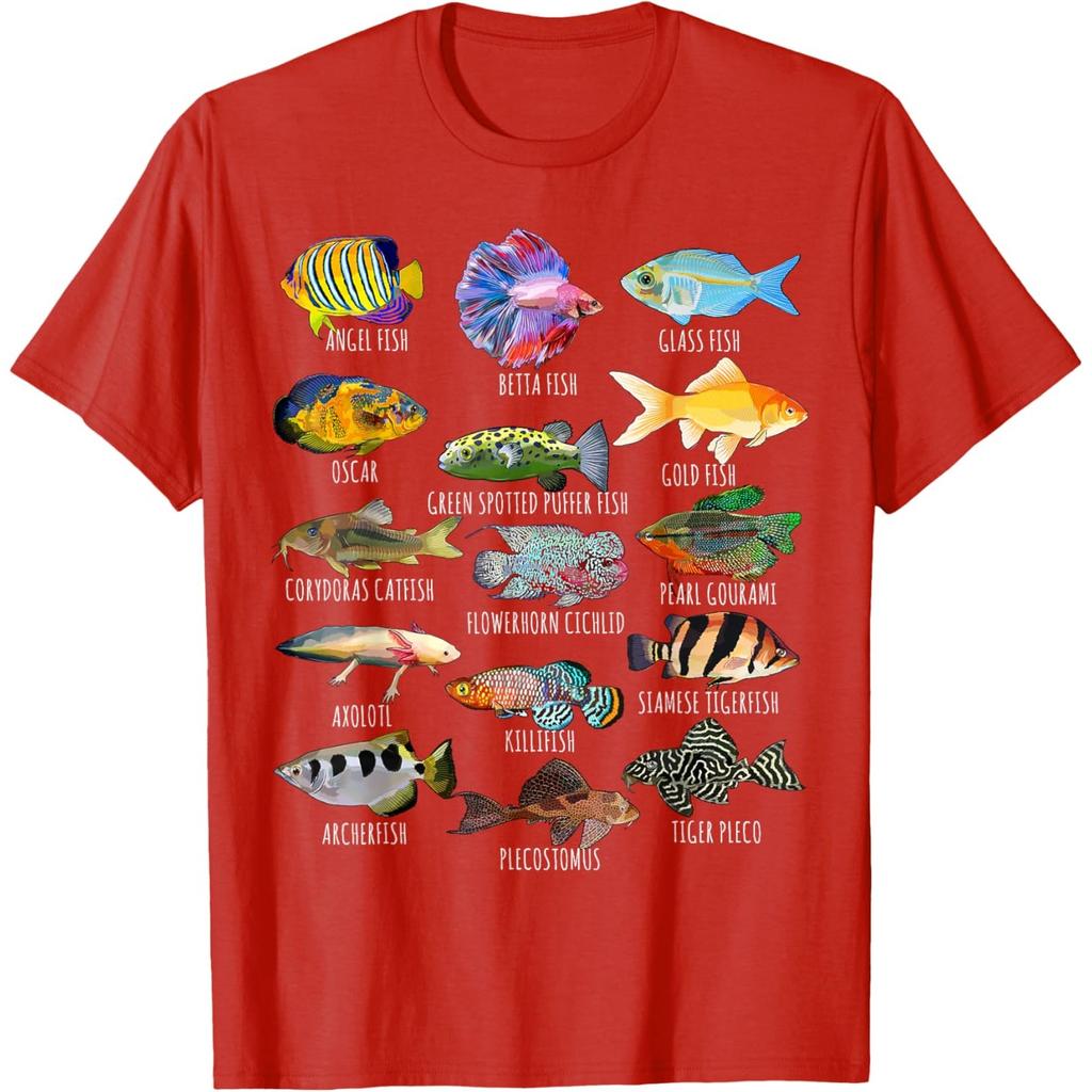 Fishkeeping Fish Species Biology Types of Aquarium Fish TShirt