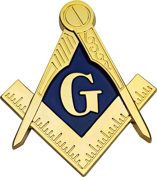 Metal Zinc Alloy Baking Paint Enamel Custom Masonic Car Logo Badge Pin Emblem