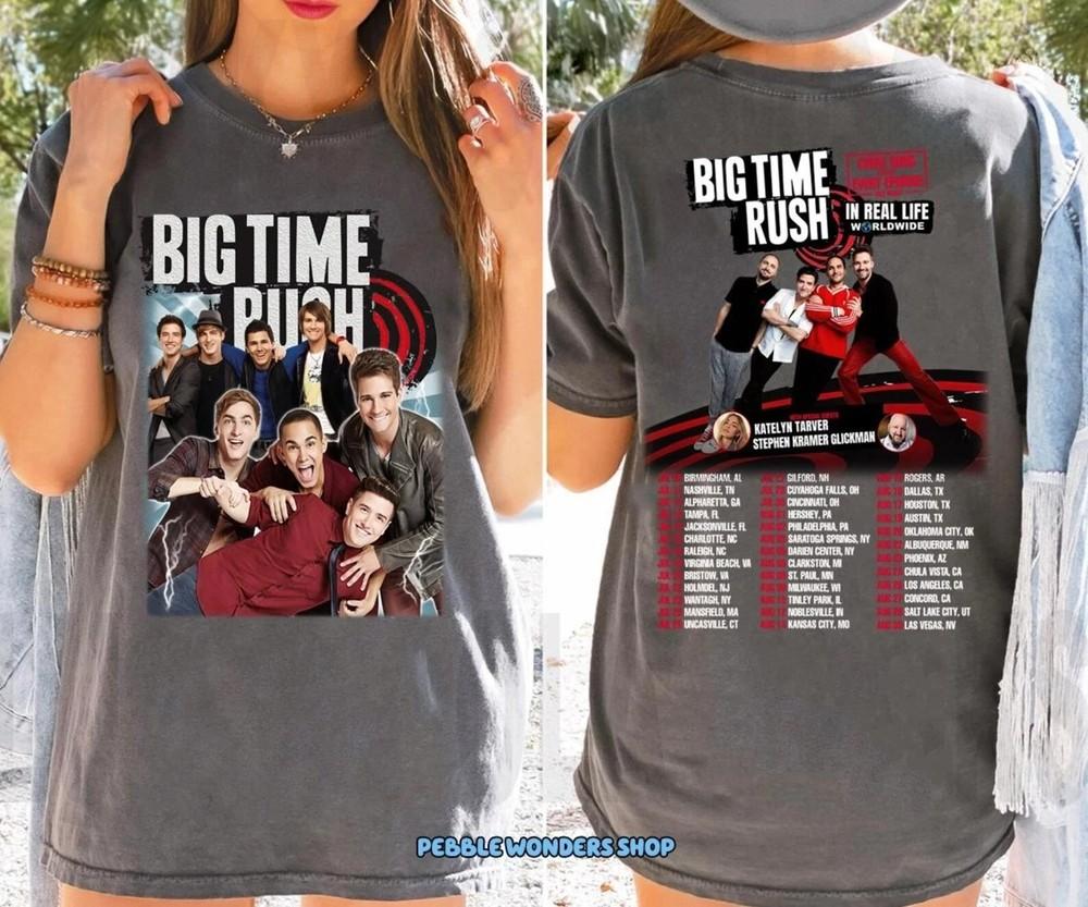 Unisex Big Time Rush in Real Life Tour 2025 TShirt M