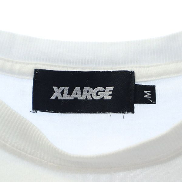 XLARGE Print Short sleeve T-shirt M white Crew neck Men's Used