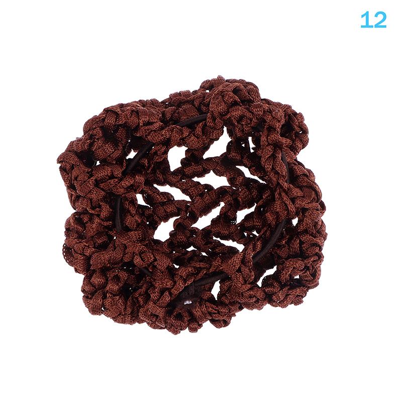 Mesh Crochet Hair Net For Women Invisible Bun Cover Hair Net Ballet Dance Skating Stretchable Hairnet Work Hair Accessories