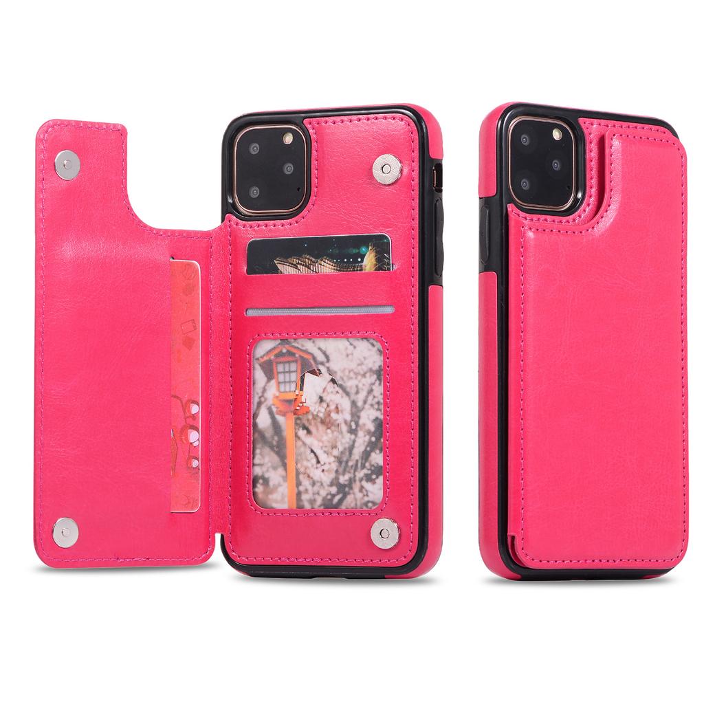 iPhone 14 Case New Card Slot 16 Leather Case Compatible with Apple 17 Pro Max Creative Shockproof Protective Cover