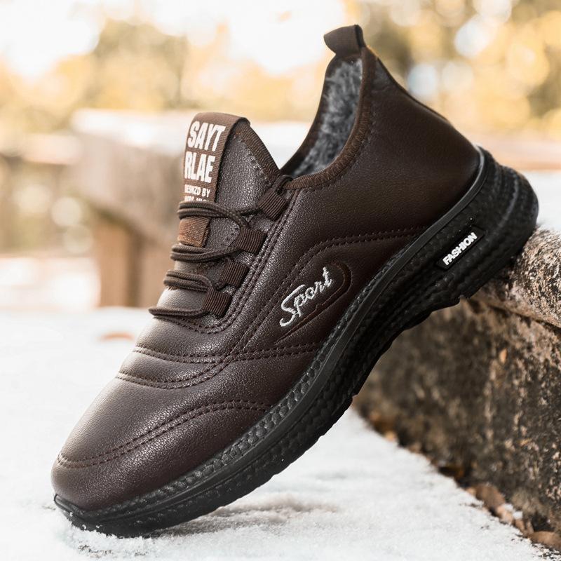 

Fleece thickened cotton shoes, the woman s same dad shoes, the new lightweight women s cotton shoes in the winter of 2024, the elderly cotton shoes 44