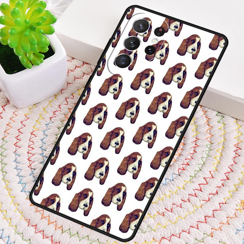 Basset Hound Dog Puppy Phone Case for Samsung Galaxy note 10 pro S26 Ultra S23 S24 FE S25 S21 S22 PLUS shockproof Cove