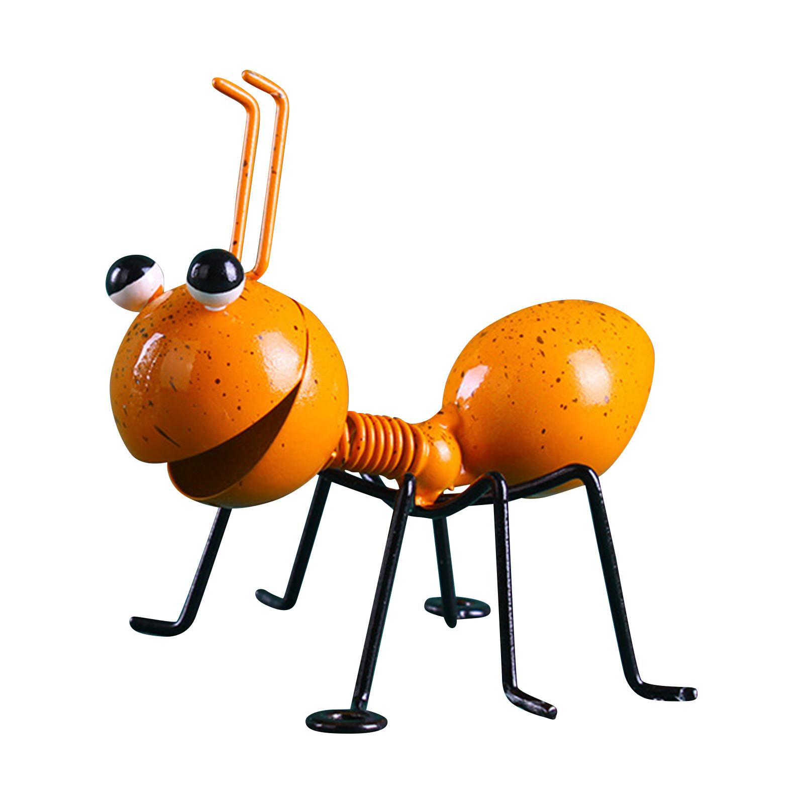 

Домашнее железное художественное украшение в виде муравьев, настенное украшение для дома, ремесла One Size жёлтый