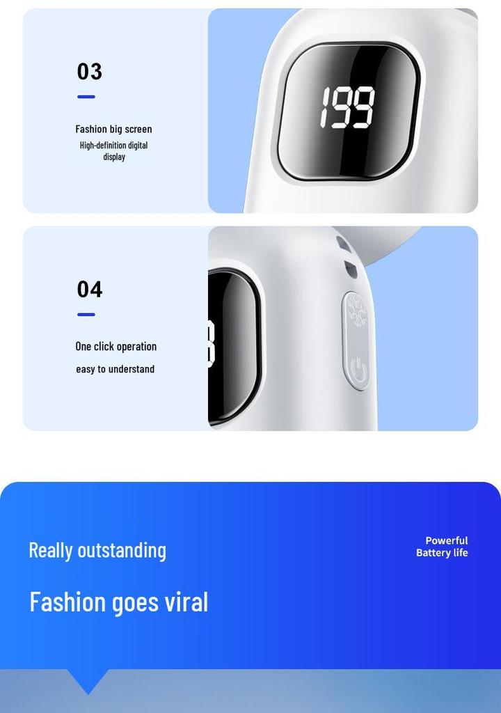 2026 Handheld High-Speed Mini Fan: Silent Cooling for Summer and Dorm Use