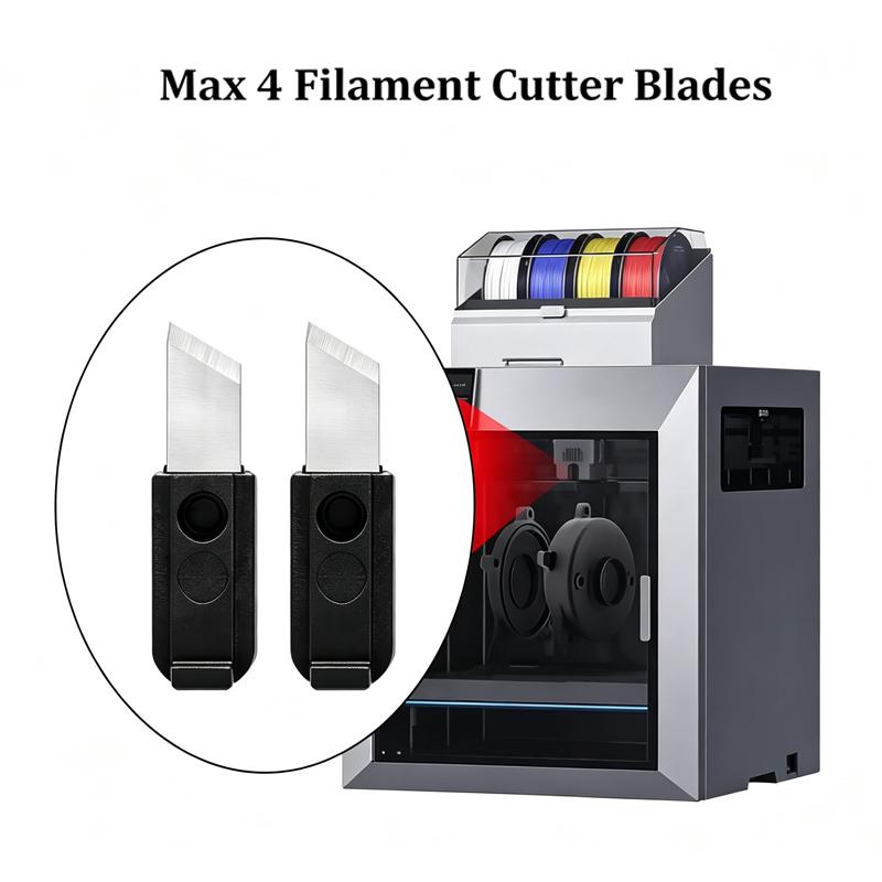 Filament Cutter Blades EARTH'S SURFACE Wear-resistant Corrosion-resistant for QIDI Max 4 3D Printer