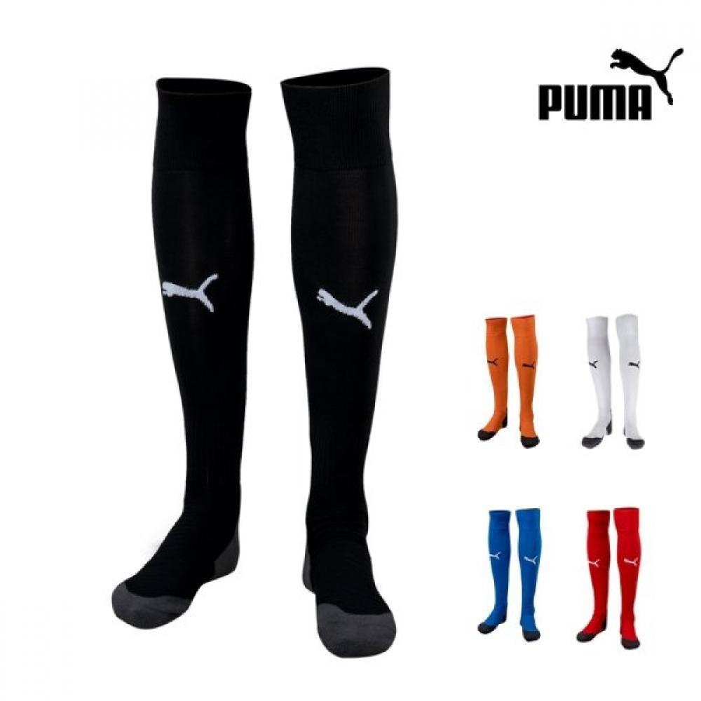 Puma Liga Core Soccer Futsal Span Cushion Stocking Knee Socks white/26