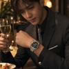 Men's Quartz Watch SKMEI Chronograph Stainless Steel Star Calendar 9394