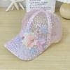 1PC Lace and Floral Baseball Cap for Women with Adjustable Hook-And-Loop Fastener and Sequins, Suitable for Parties and Outings